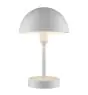 Nordlux Tischlampe Ellen Akku Aluminium Weiß 2.8W 300lm - 830 Warmweiß | 3-Stufen Dimmbar