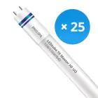 Mehrfachpackung 25x Philips LED Röhre T8 MASTER (HF) Ultra Output 16W 2500lm - 840 Kaltweiß | 120cm - Dimmbar - Ersatz für 36W